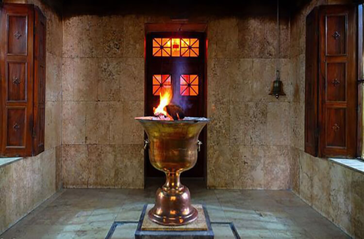 Holy Fire temple of Zoroastrians
